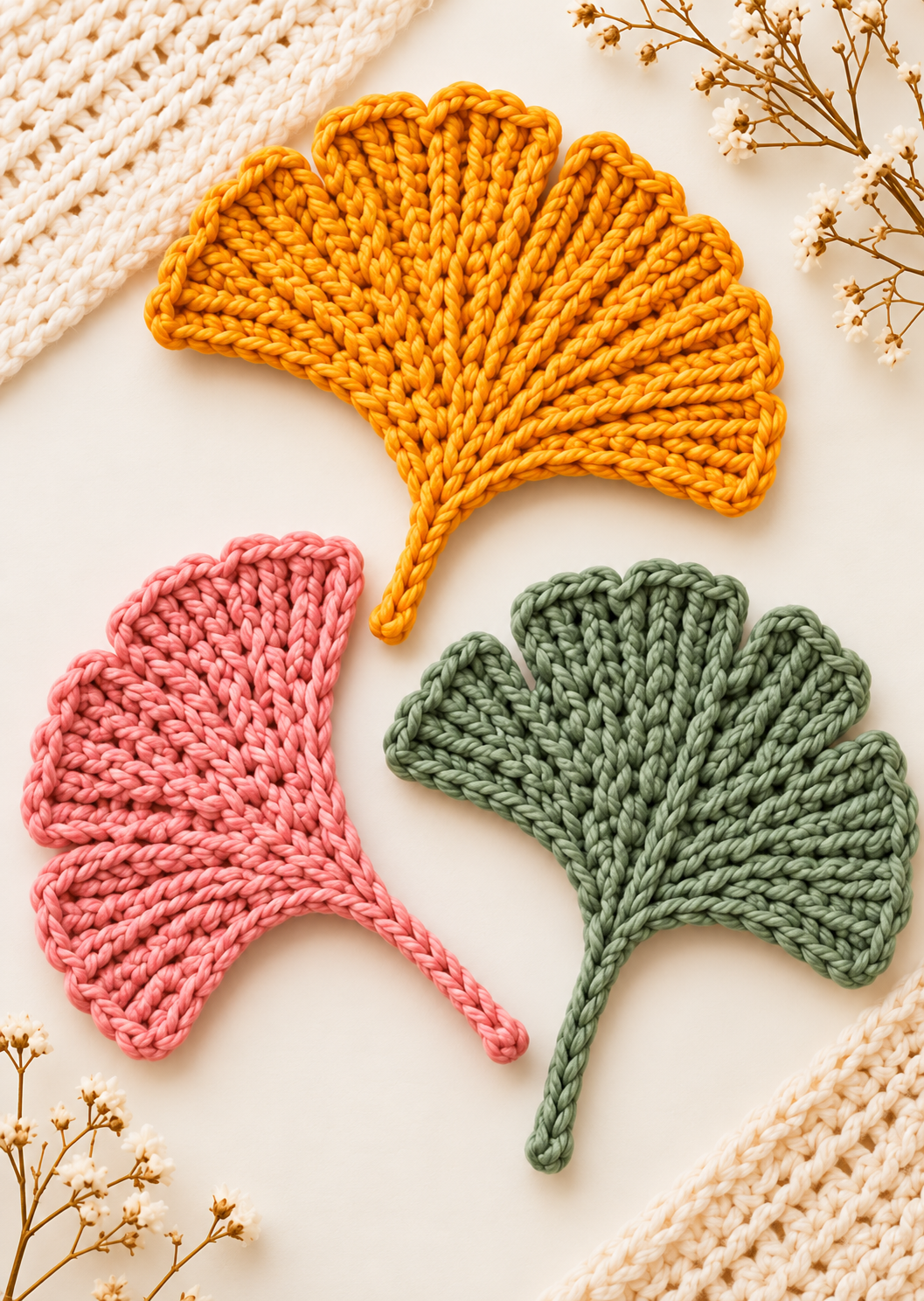Crochet Fall Leaf Garland Pattern PDF | Autumn Crochet Decor - Yilzoo