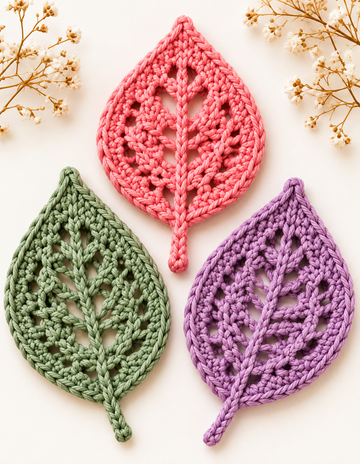 Fall Leaves Crochet Collection | Crochet Pattern PDF - Yilzoo