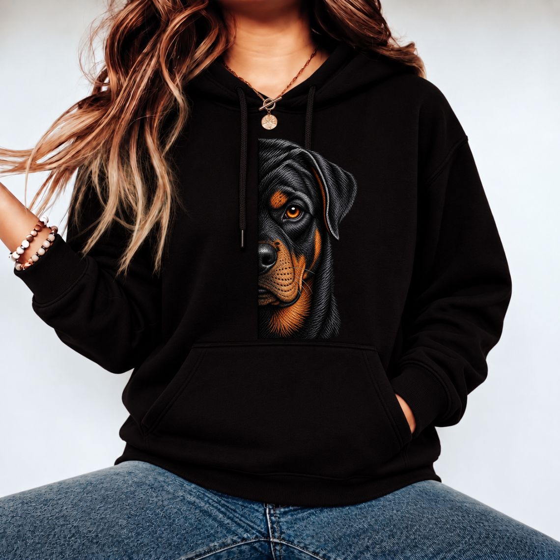 Rottweiler Dog Embroidery Design