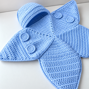 Blue Baby Starfish Crochet Pattern PDF | Ocean Crochet Toy | Amigurumi Starfish Pattern