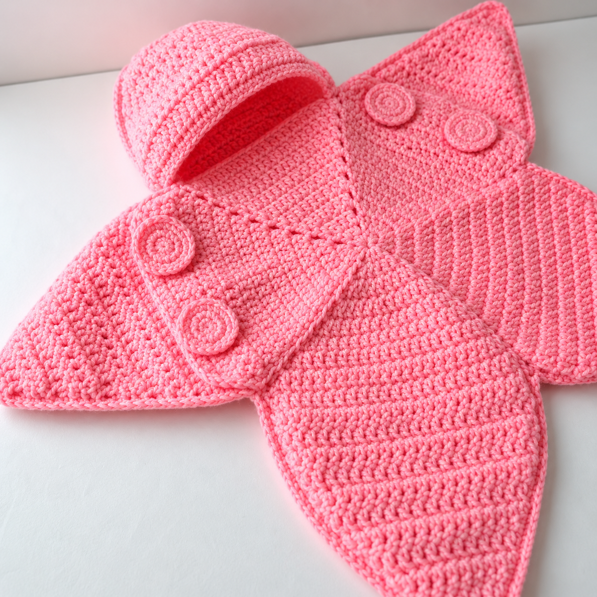 Baby Starfish Crochet Pattern PDF | Pink Crochet Starfish | Cute Baby Toy Pattern