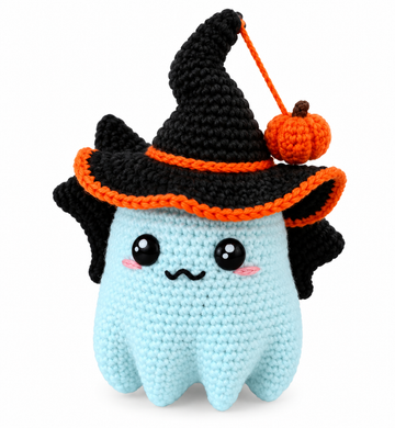 Halloween Ghost Crochet Pattern | Witch Ghost Amigurumi | Spooky Crochet