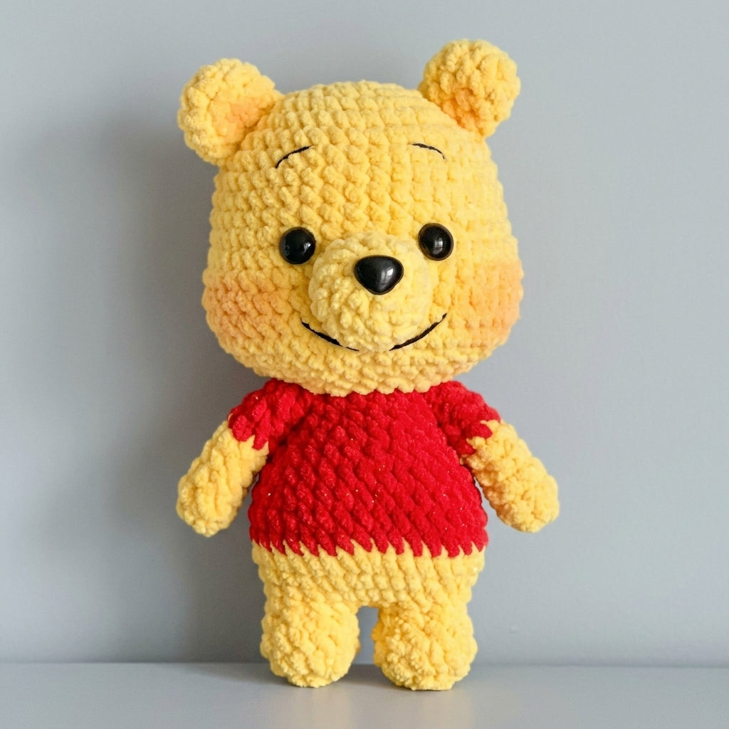 Crochet Bear Pattern PDF – Cute Amigurumi Bear with Sweater | Digital Crochet Pattern