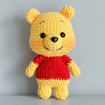 Crochet Bear Pattern PDF – Cute Amigurumi Bear with Sweater | Digital Crochet Pattern
