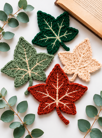 Autumn Leaf Crochet Pattern | Fall Leaves Crochet PDF - Yilzoo